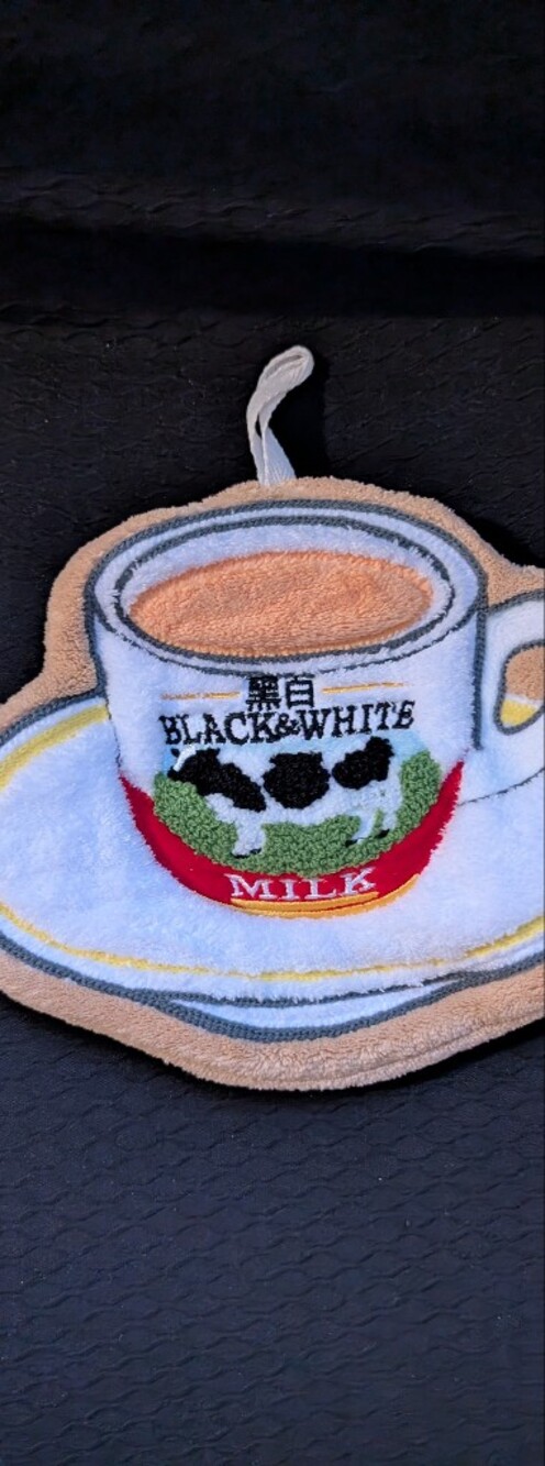 Hong Kong Classic Milk Tea Set Design Towel Potholder